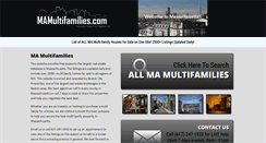 Desktop Screenshot of mamultifamilies.com