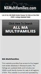 Mobile Screenshot of mamultifamilies.com